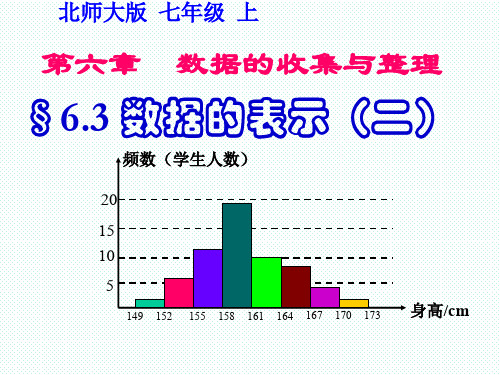 【公开课课件】北师大上七年级数学《6.3.2数据的表示(第二课时)》