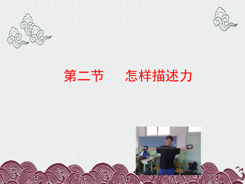 淮南市六月上旬八年级物理全册 第六章 第二节 怎样描述力教学课件 新版沪科版