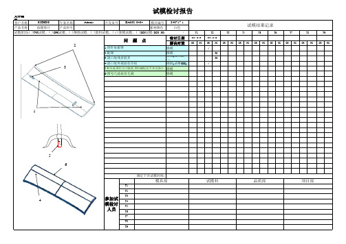 试模检讨报告