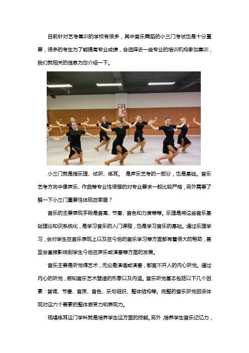 河南音乐舞蹈艺考的小三门去哪里学