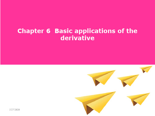 chapter 6 the mean value theorem for derivatives介值定理与罗尔定理