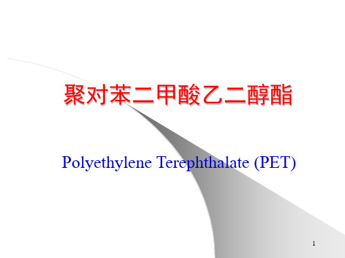 涤纶树脂的生产01ppt课件