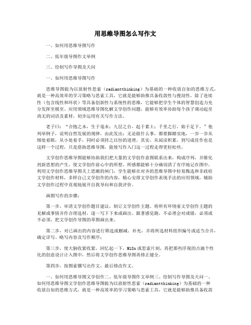 用思维导图怎么写作文