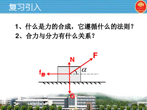 第四节力的合成与分解