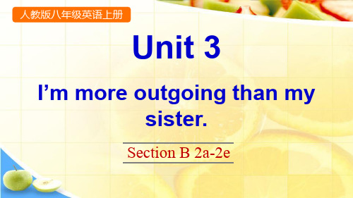 人教版八年级上册英语《Unit 3 Section B 2a-2e》优质PPT课件