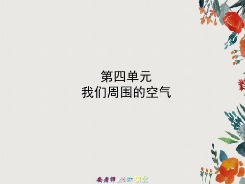 【2019-2020】(淄博专版)中考化学复习第一部分八全第四单元我们周围的空气课件鲁教版PPT