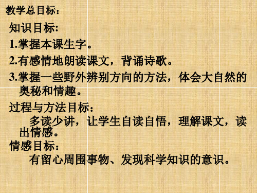 人教新课标二年级语文下册《要是你在野外迷了路》课件