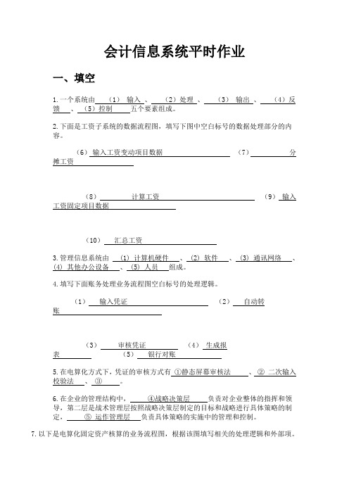 会计信息系统-课程作业