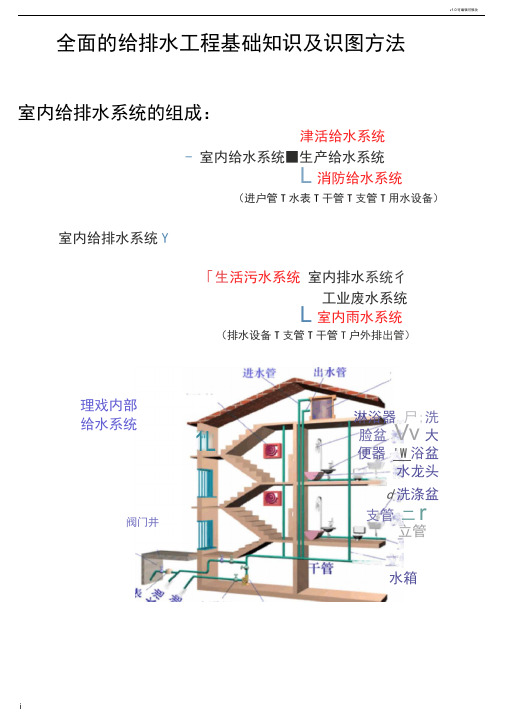 全面的给排水工程基础知识及识图方法