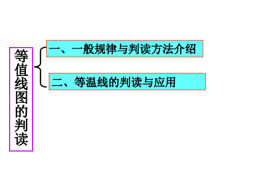 等温线分布示意图