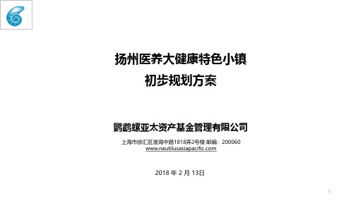 扬州医养大健康特色小镇概念规划-20180213(简化版本)