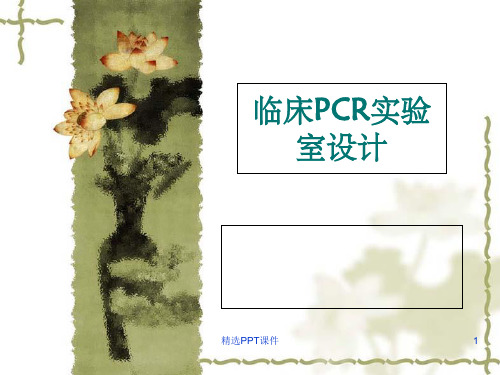 PCR实验室设计PPT课件