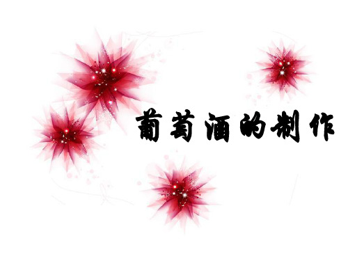 葡萄酒的制作高中生物