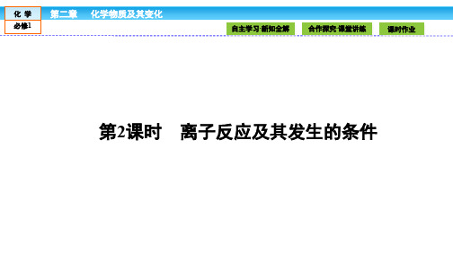 高中化学(人教版)必修1课件:第二章 化学物质及其变化 2.2.2