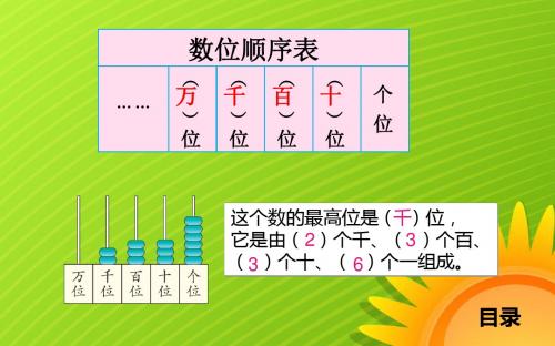 万以内数的认识-读数、写数