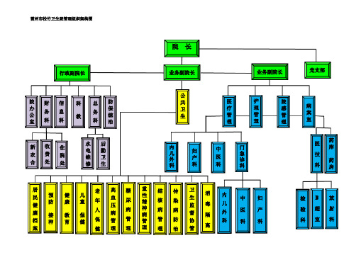 一级医院管理组织架构图
