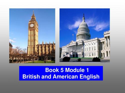 外研版必修5 Module 1 British and American English 课件(实用)