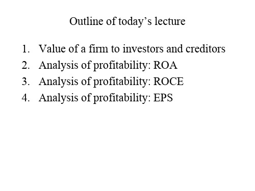 StatementAnalysis(财务报表分析,加州大学MBA)