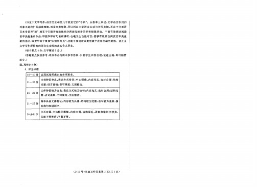 2021年07月2412《基础写作》期末考试答案