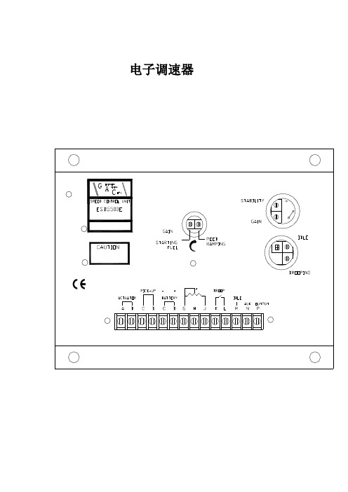 电子调速器