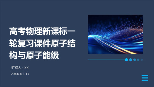 高考物理新课标一轮复习课件原子结构与原子能级