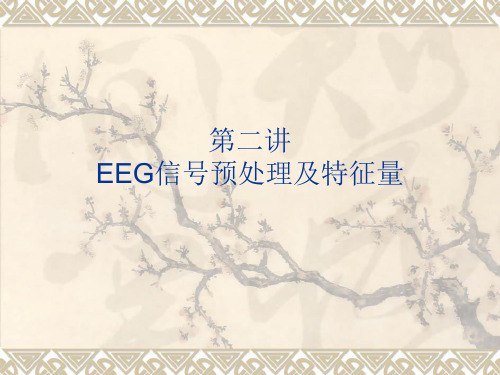 第二讲-EEG信号预处理与特征量