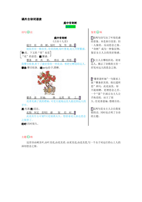 第三单元 课外古诗词诵读-【教材解读】2022-2023学年人教部编版语文八年级上册