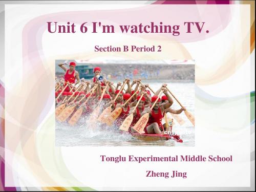 七下Unit 6 I’m watching TV sectionB Period 2