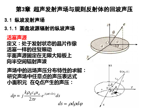 【超声二级取证】第3章超声发射声场与规则反射体的回波声压