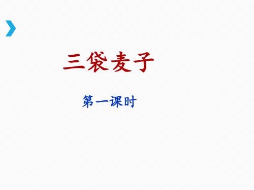 《三袋麦子》名师一等奖优秀课件(两个课时)