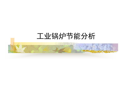 工业锅炉节能分析