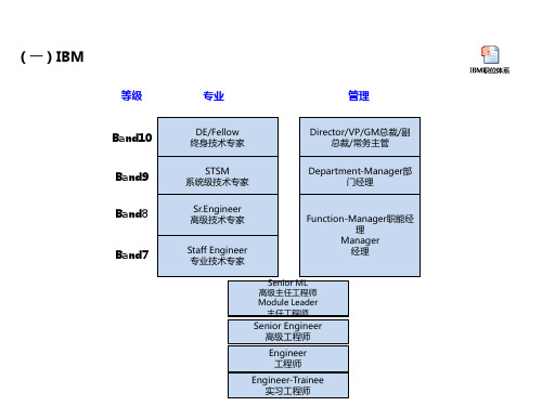 IBM与吉利职位体系