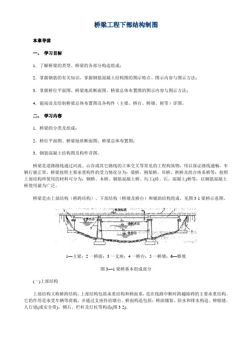 桥梁工程下部结构制图