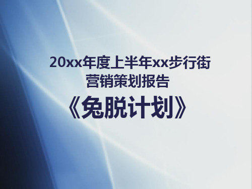 某公司上半年营销执行报告提案PPT课件