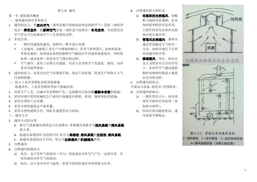 华中科技大学  建筑设备(暖通空调)第五章 通风