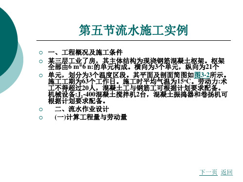 流水施工实例