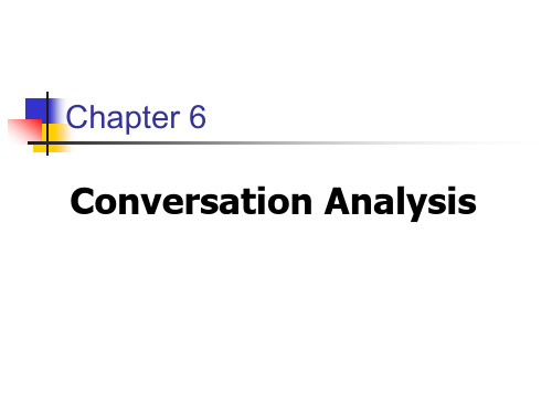 语用学Conversation Analysis