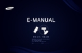 SAMSUNG E-MANUAL 说明书