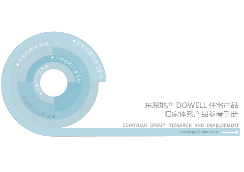 《东原地产DOWELL住宅产品归家体系产品参考手册》