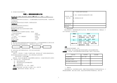 专题三获取信息的过程与方法