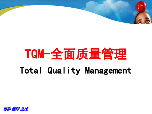 TQM-全面质量管理精髓