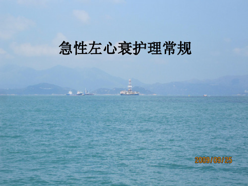 急性左心衰护理常规ppt课件