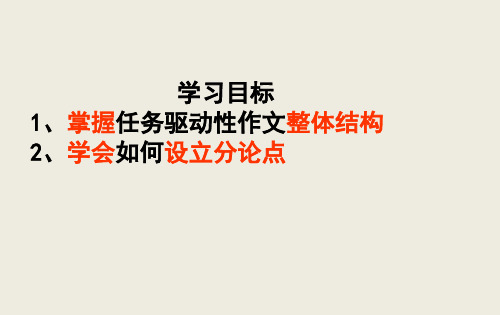 如何设立分论点