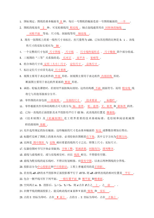 合肥学院食品专业工程制图题库