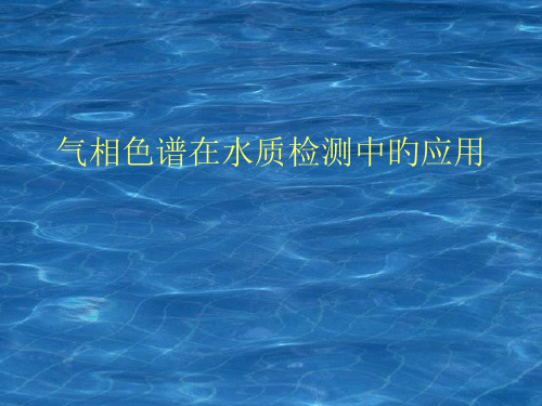 气相色谱在水质检测中的应用