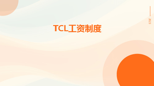 TCL工资制度