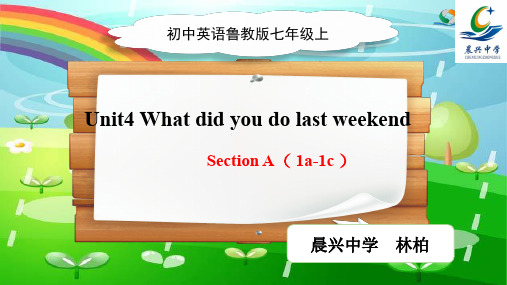 鲁教五四学制版七年级上册英语《Unit 4 What did you do last weekend》课件公开课 (3)