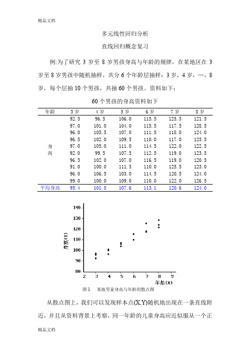 (整理)多元线性回归分析.