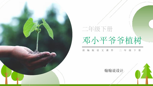 部编新人教版二年级语文下册邓小平爷爷植树PPT(课件)