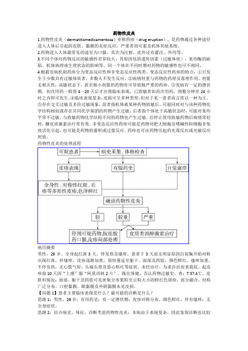 药物性皮炎